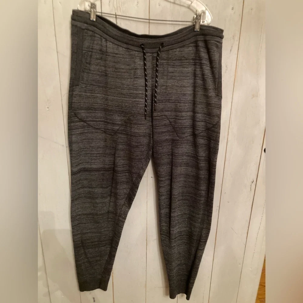 Zella Live Drawstring Waist Pocket Jogger‎ Pants - Black - Grey Sz-XL
